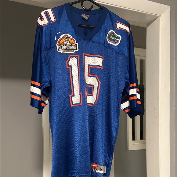 Nike Blue Championship Football Jersey team Florida gators 🐊 NCAA Tim Tebow